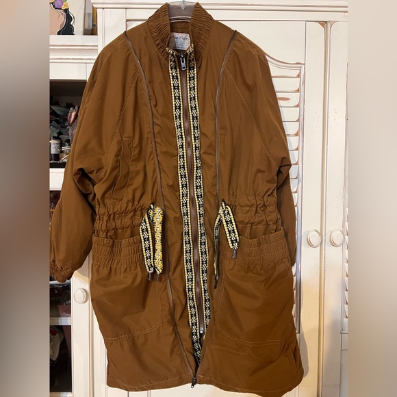 We The Free Jackets & Blazers - Free People Double Zipper 3/4 Length Jacket Sz S